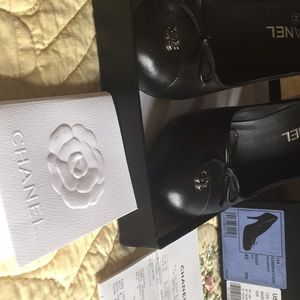 Chanel black pumps